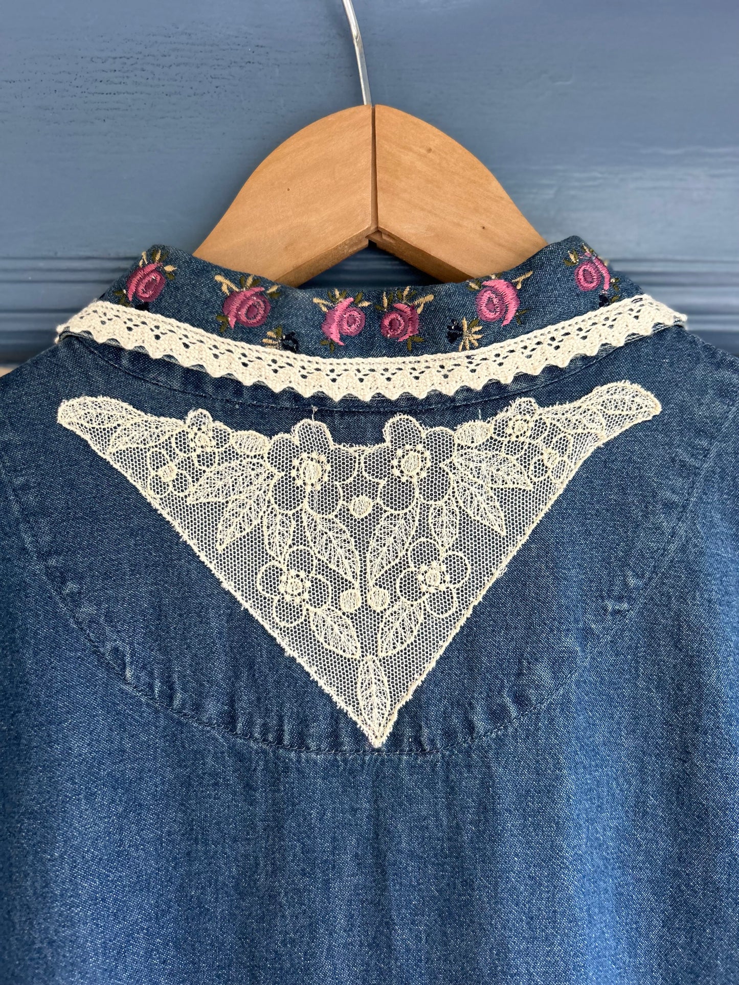 Upcycled Denim Dress