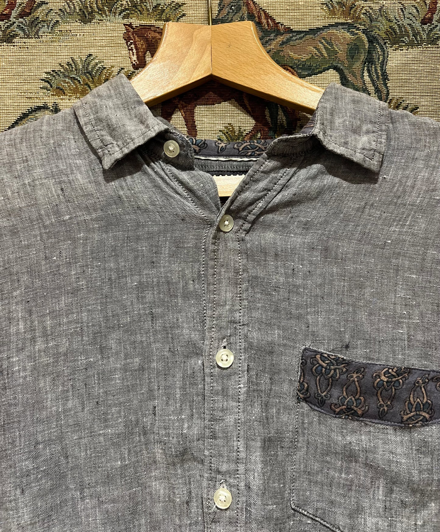 Upcycled Linen Shirt