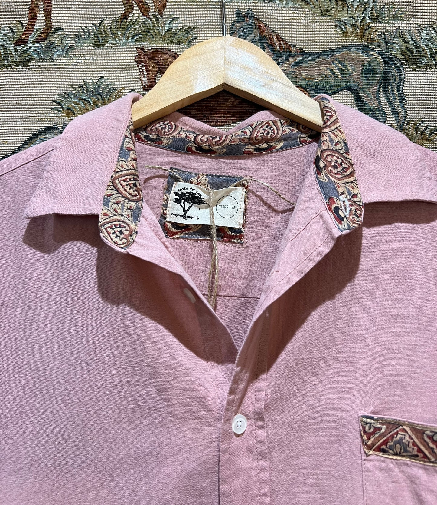 Upcycled Linen Shirt