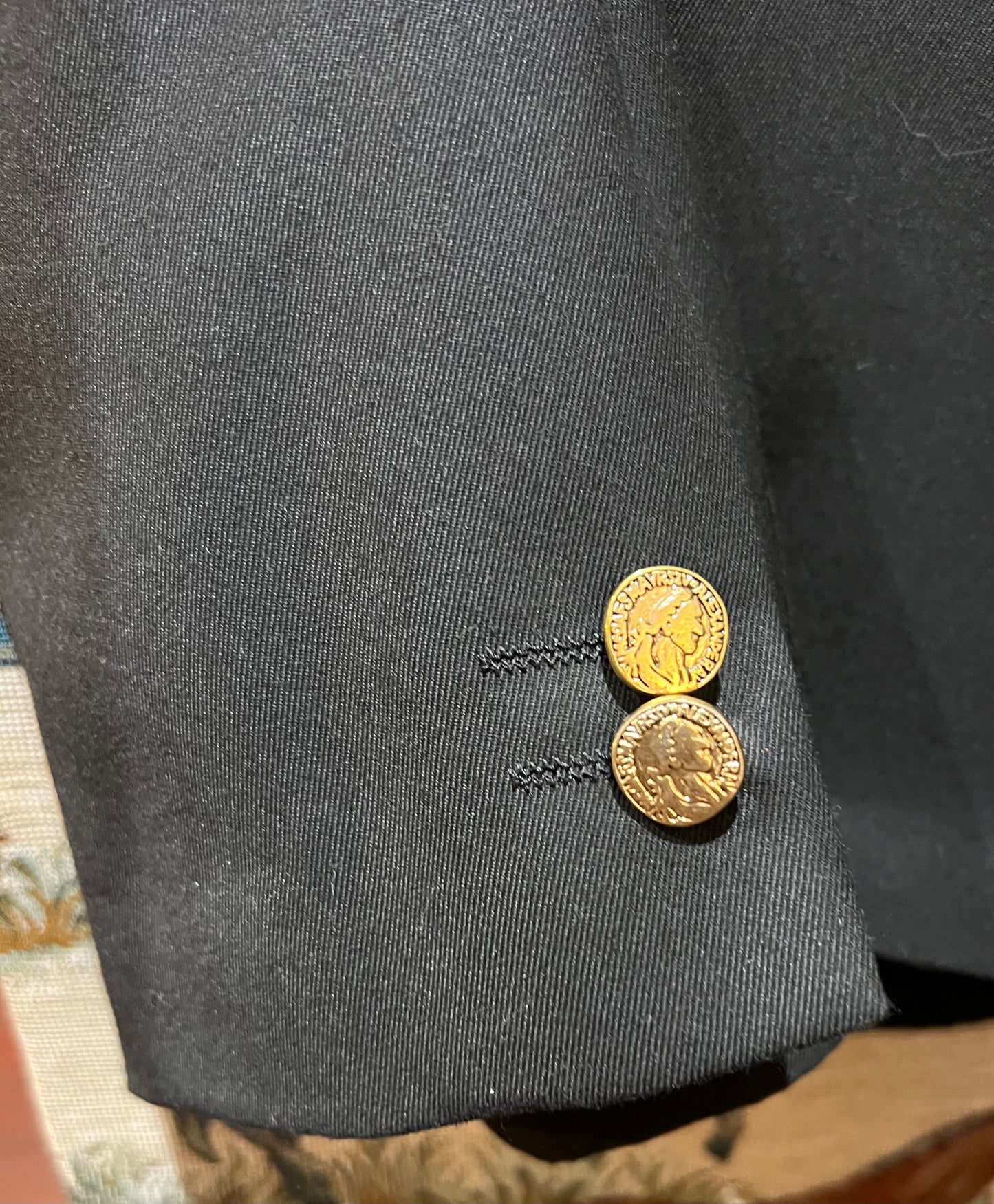 The Perfect Upcycled Blazer with Vintage Military Badge