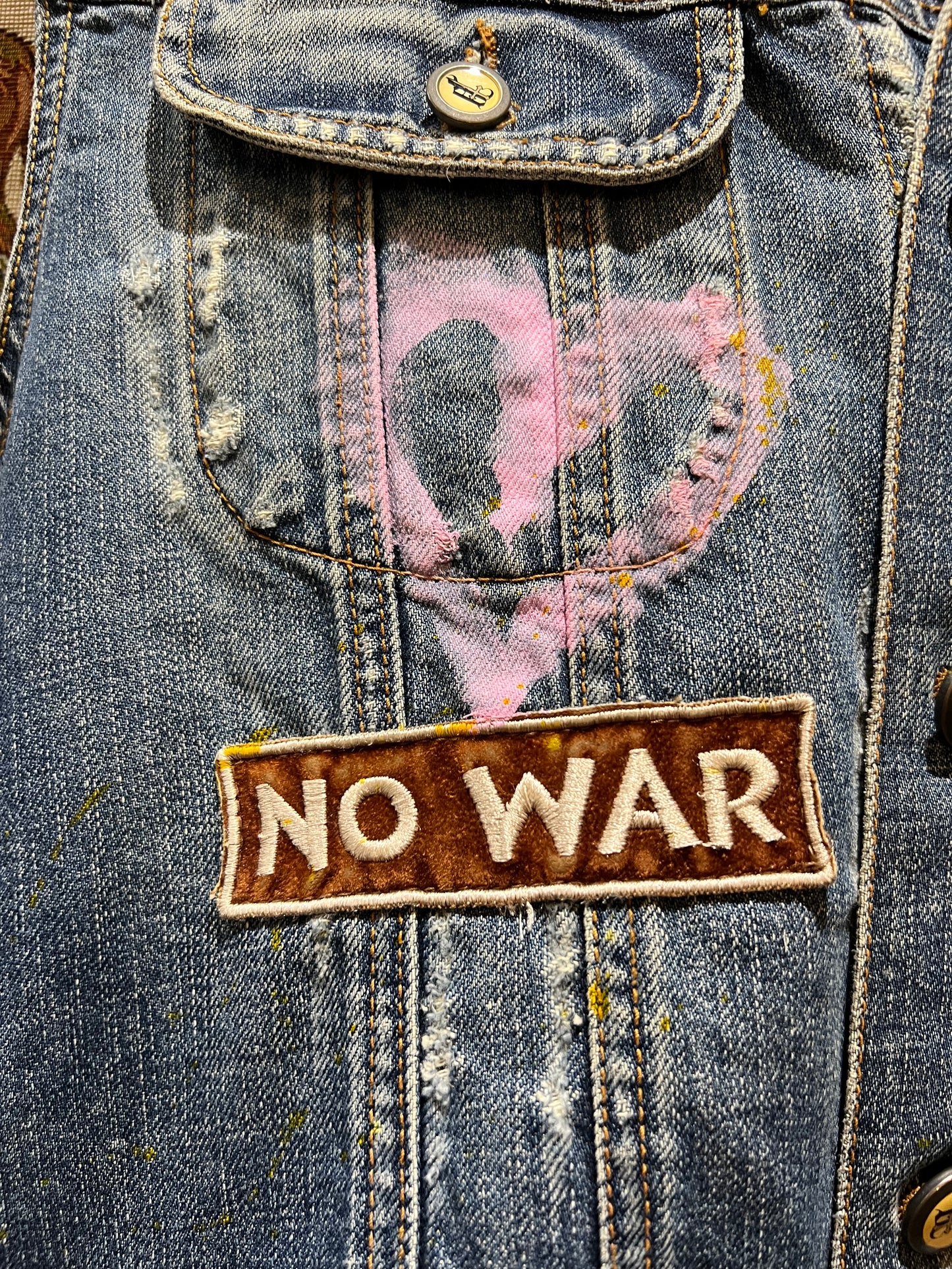 Upcycled Denim Waistcoat