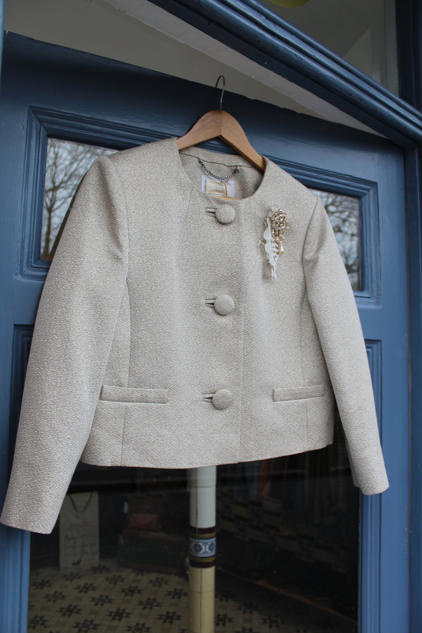 Upcycled Sparkle Formal Jacket