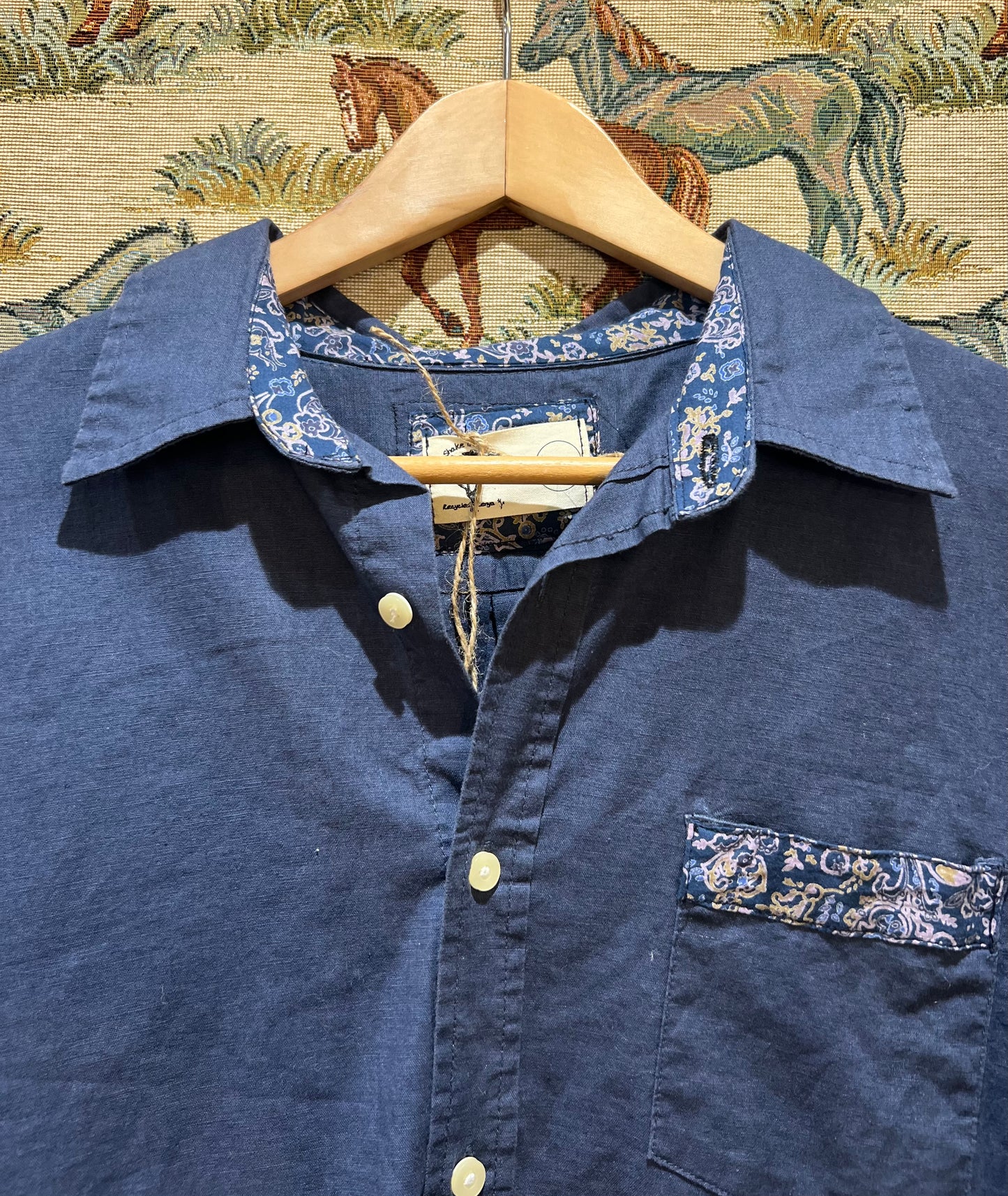Upcycled Linen Shirt
