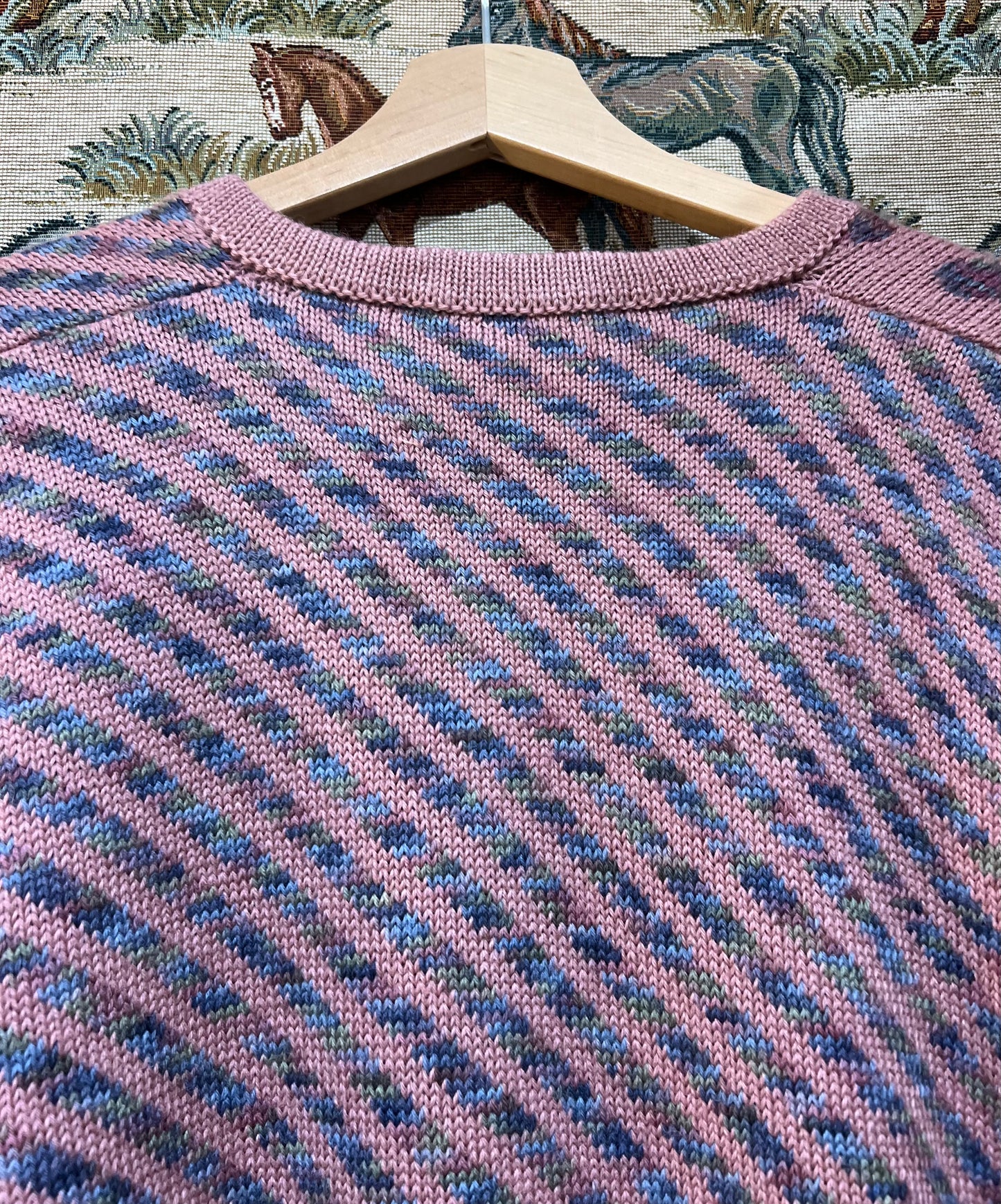 Upcycled Vintage Pure Wool Cardigan