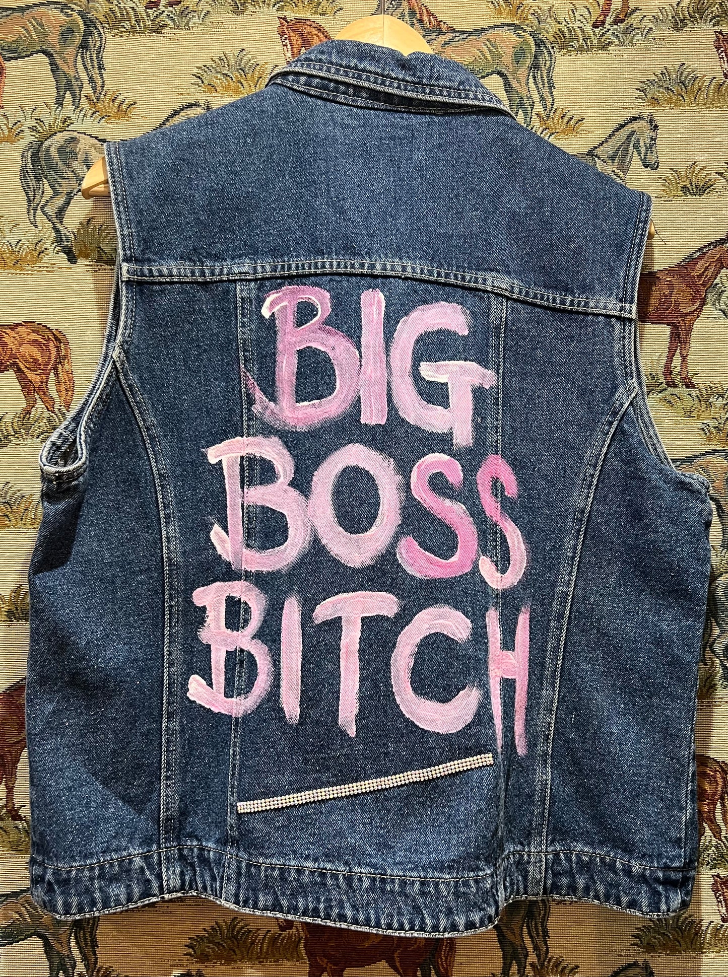 Upcycled Denim Waistcoat