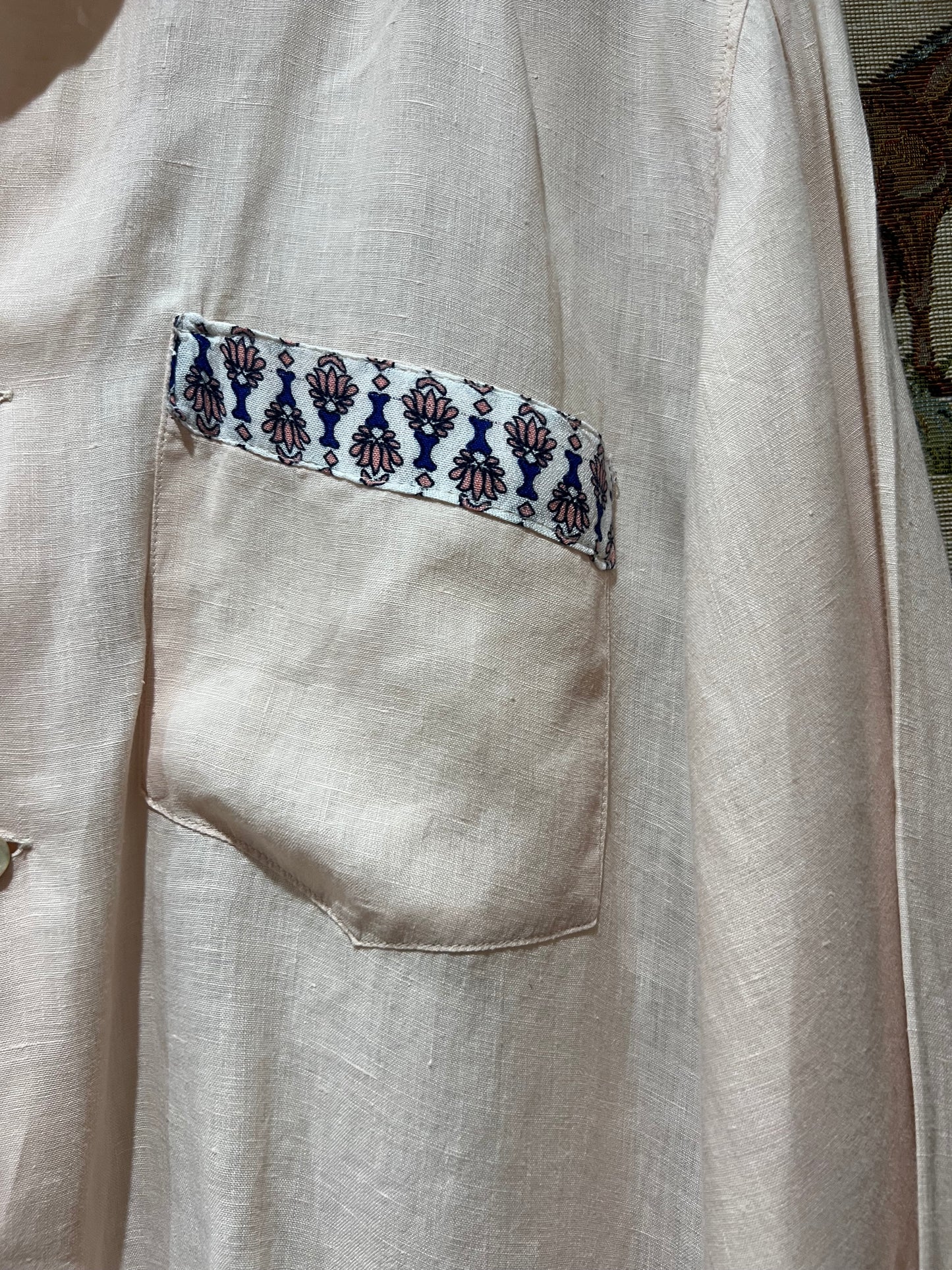 Upcycled Linen Shirt