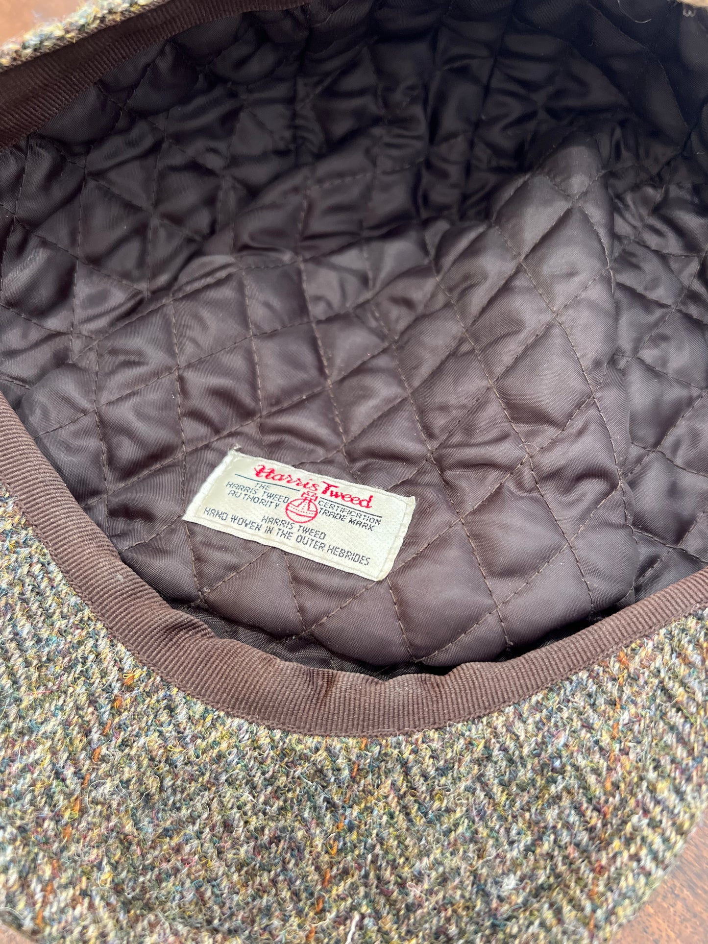 Harris Tweed Original Vintage Upcycled Walking Cap