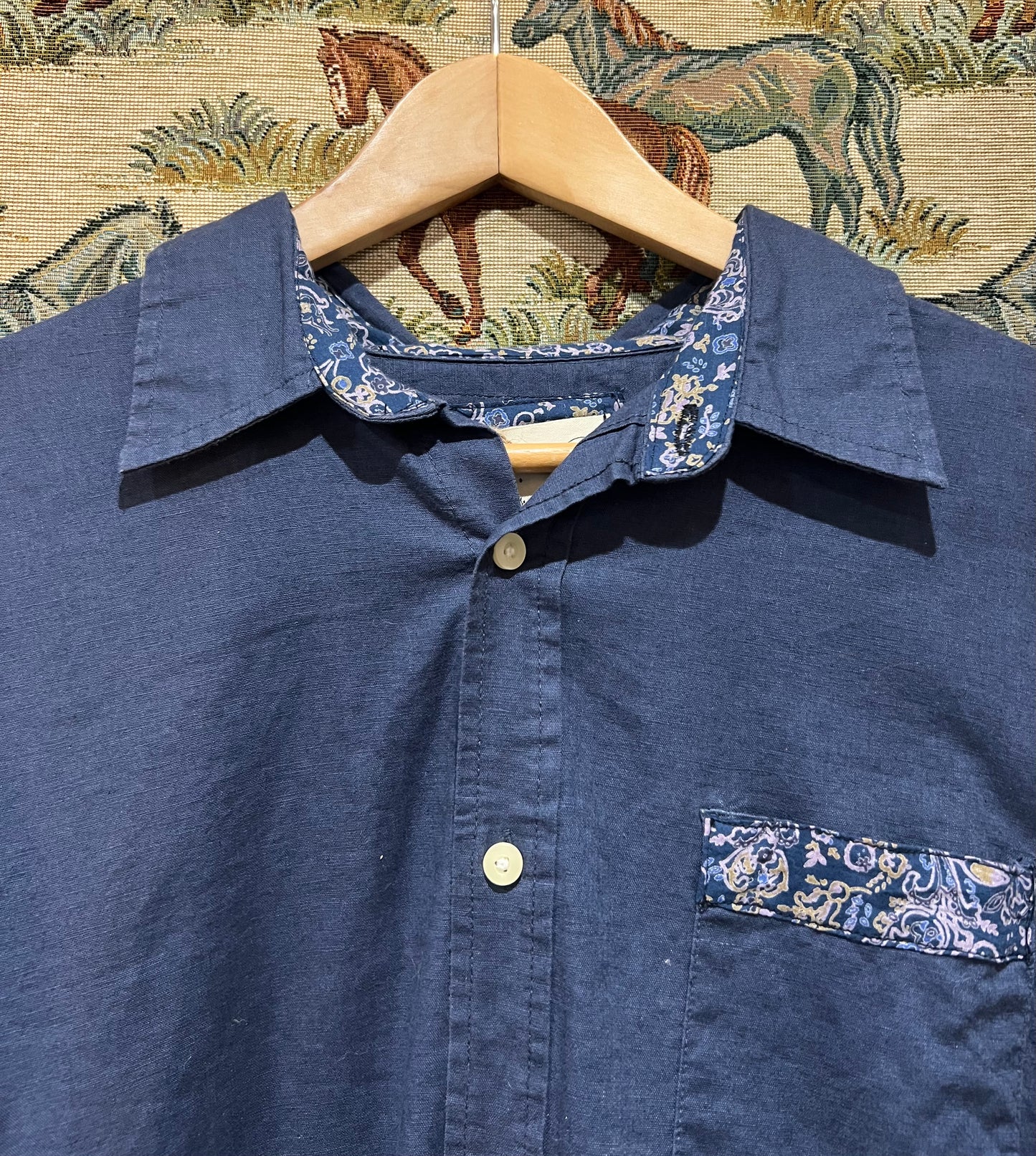 Upcycled Linen Shirt