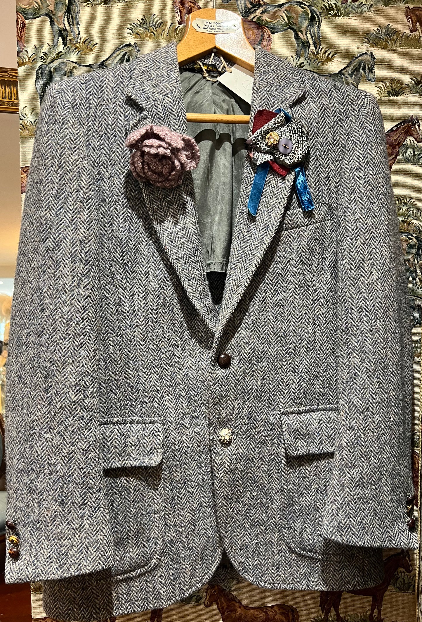 Upcycled Vintage Wool Blazer
