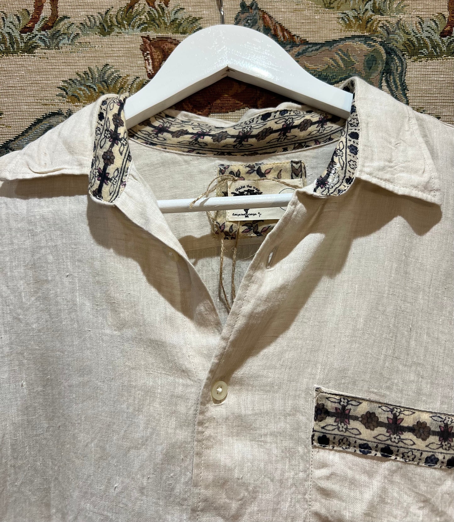 Upcycled Linen Shirt