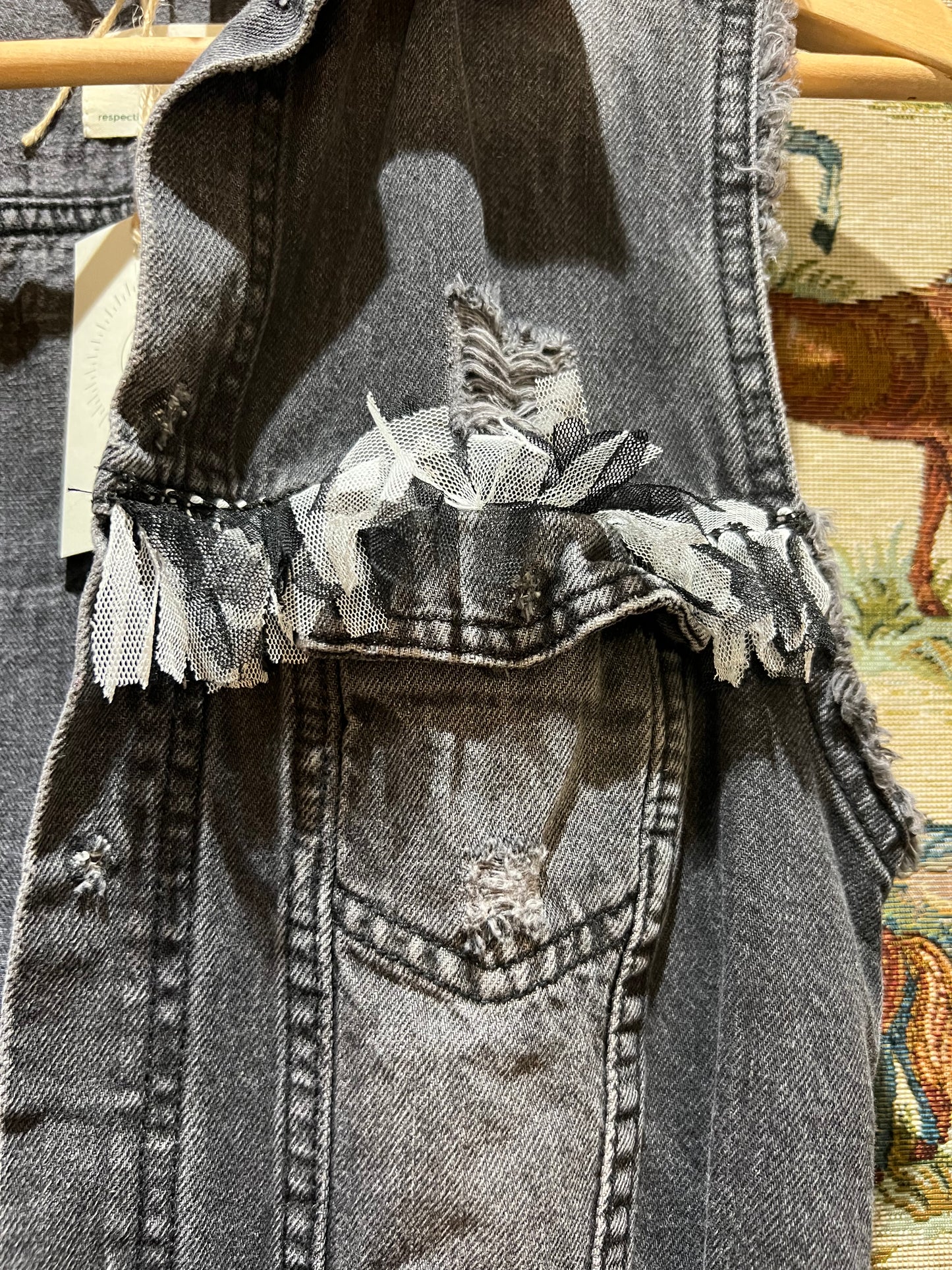 Upcycled Denim Waistcoat