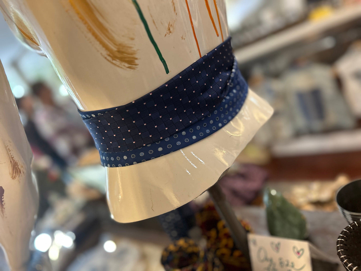 Upcycled Silk Tie Belt