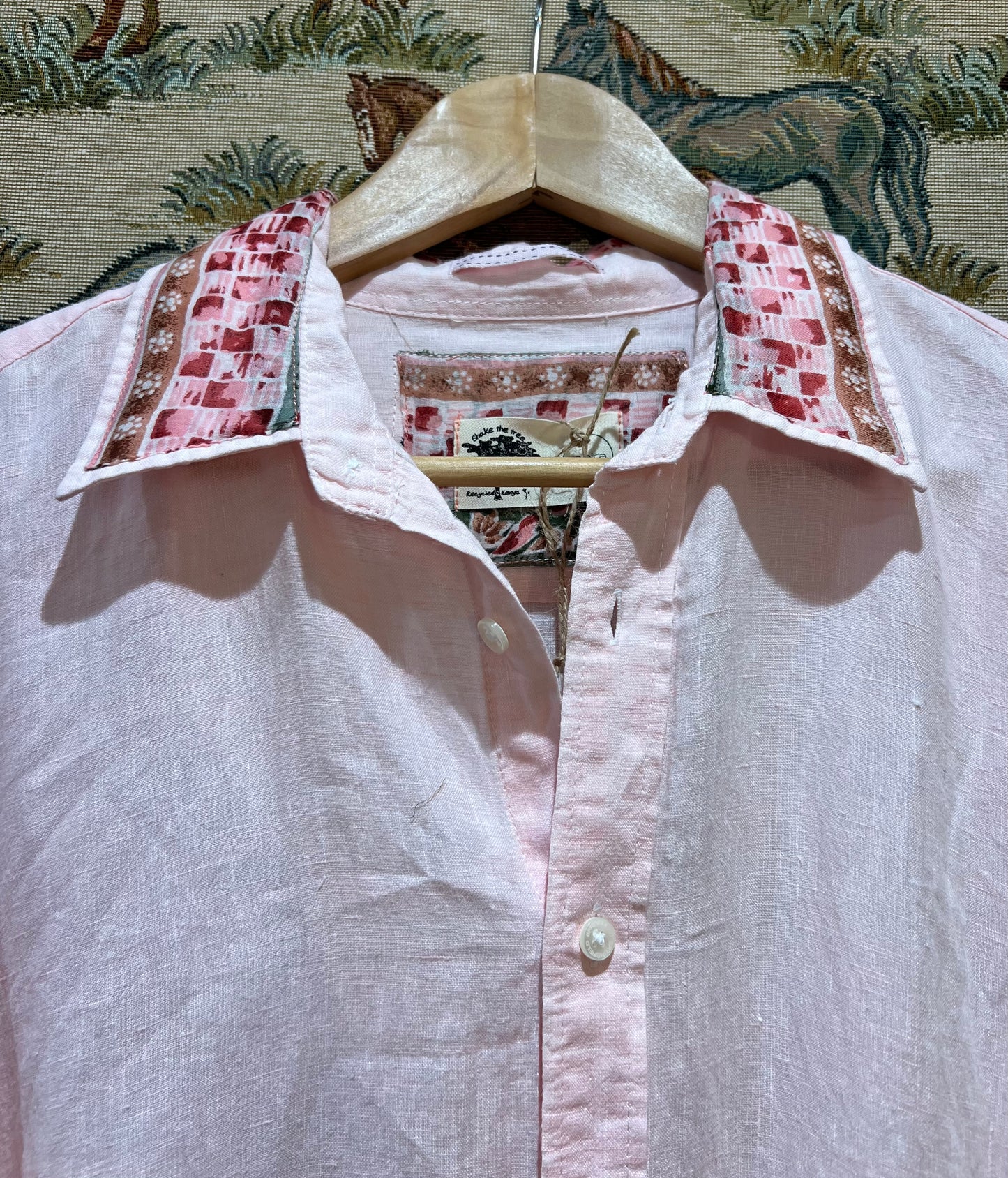 Upcycled Linen Shirt