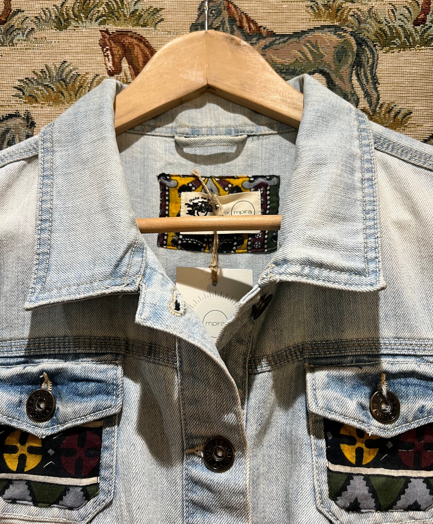 Upcycled Denim Waistcoat