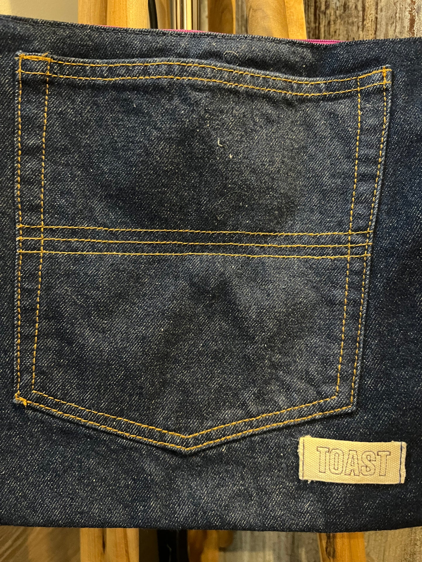 Upcycled Denim Festival Bag