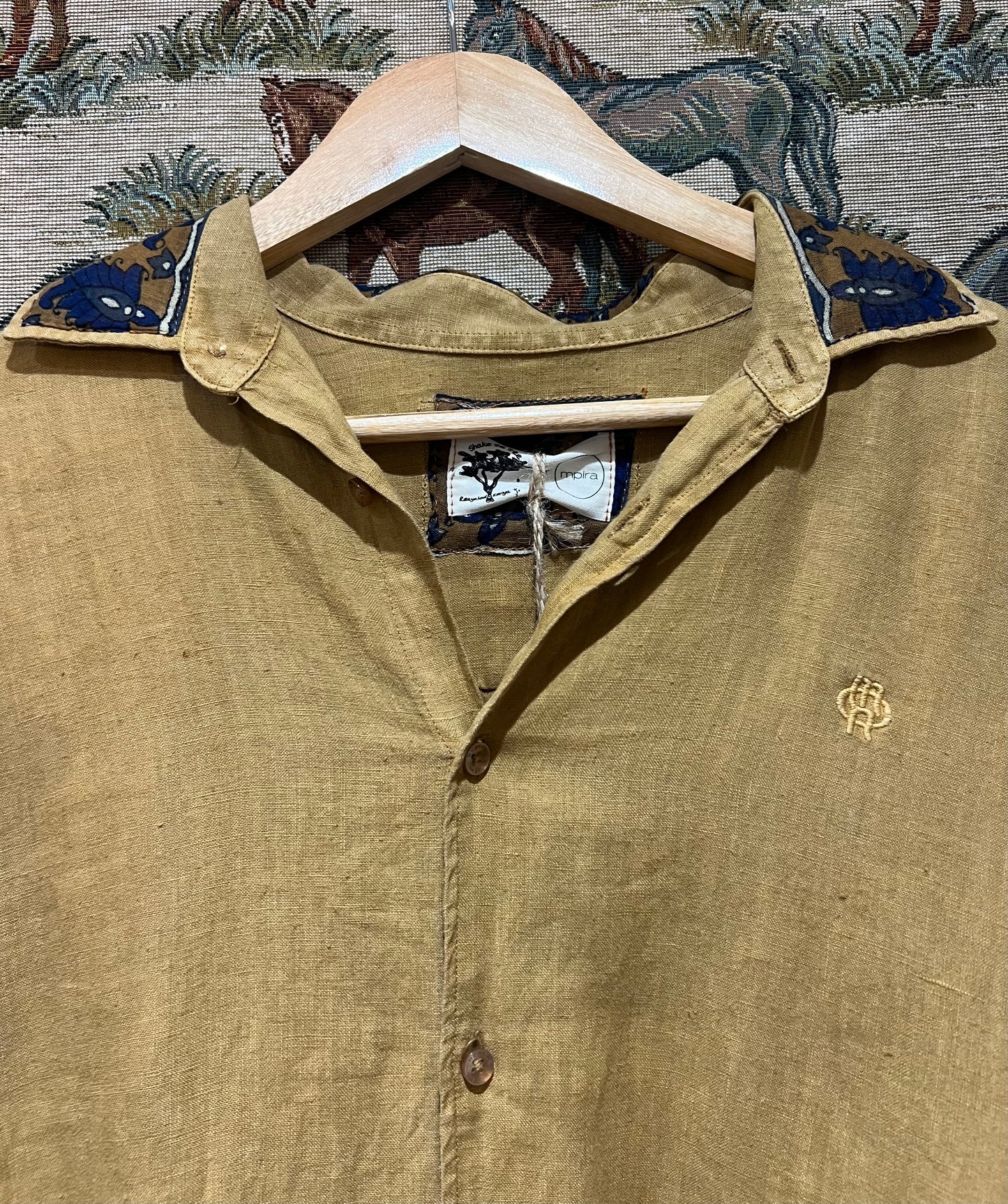 Upcycled Linen Shirt