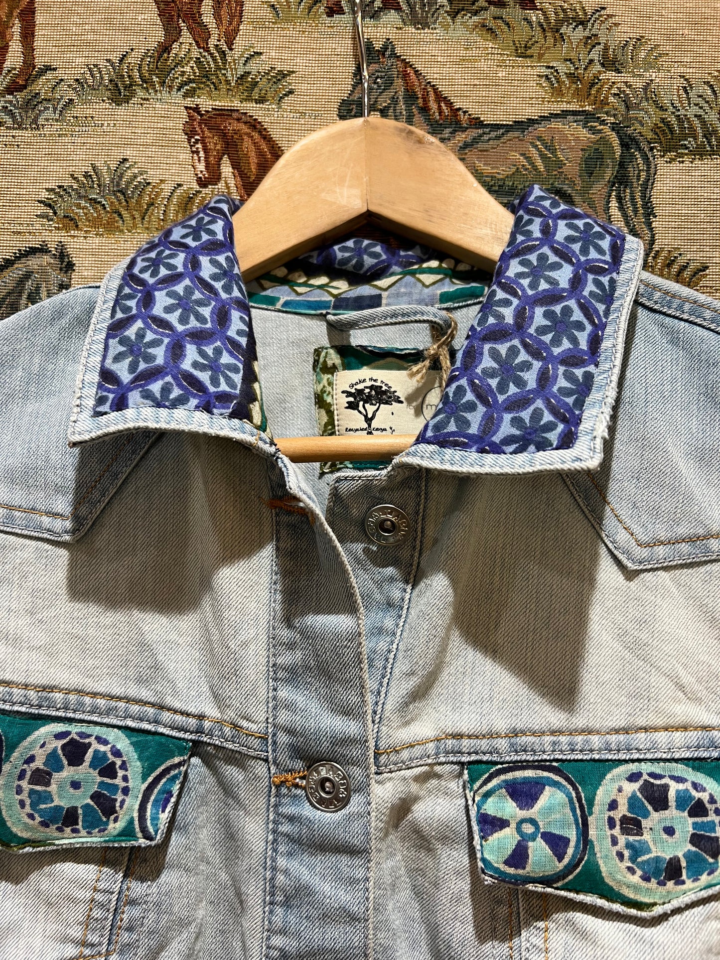 Upcycled Denim Waistcoat