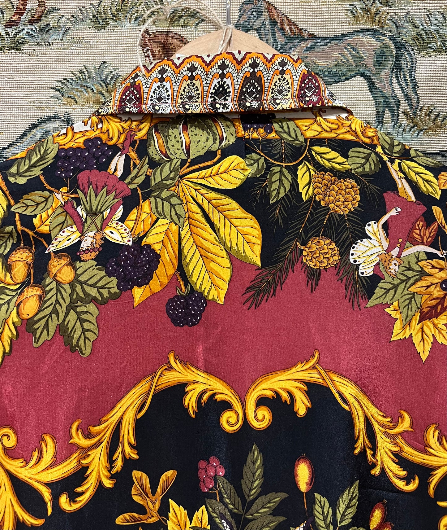 Shirt Made From Upcycled Silk Scarves