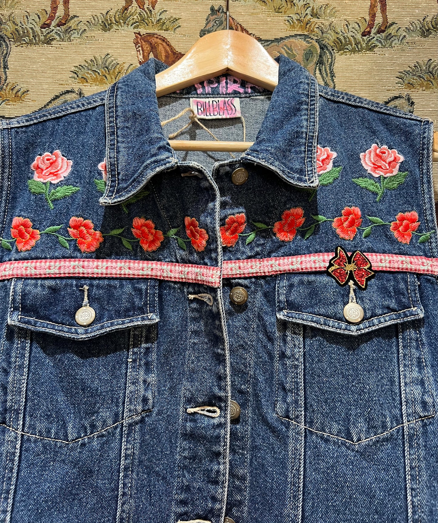 Upcycled Denim Waistcoat