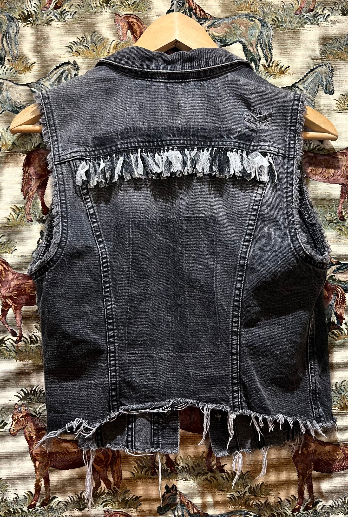 Upcycled Denim Waistcoat