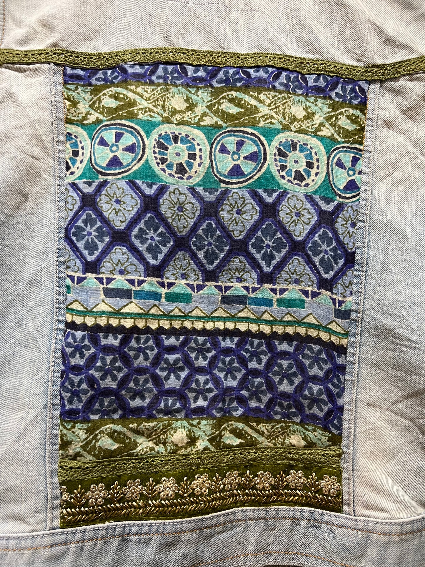 Upcycled Denim Waistcoat