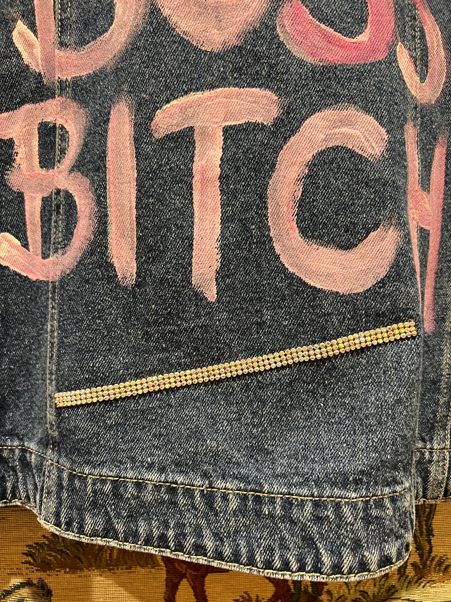 Upcycled Denim Waistcoat