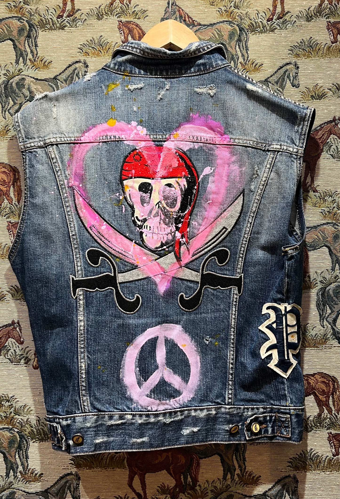 Upcycled Denim Waistcoat