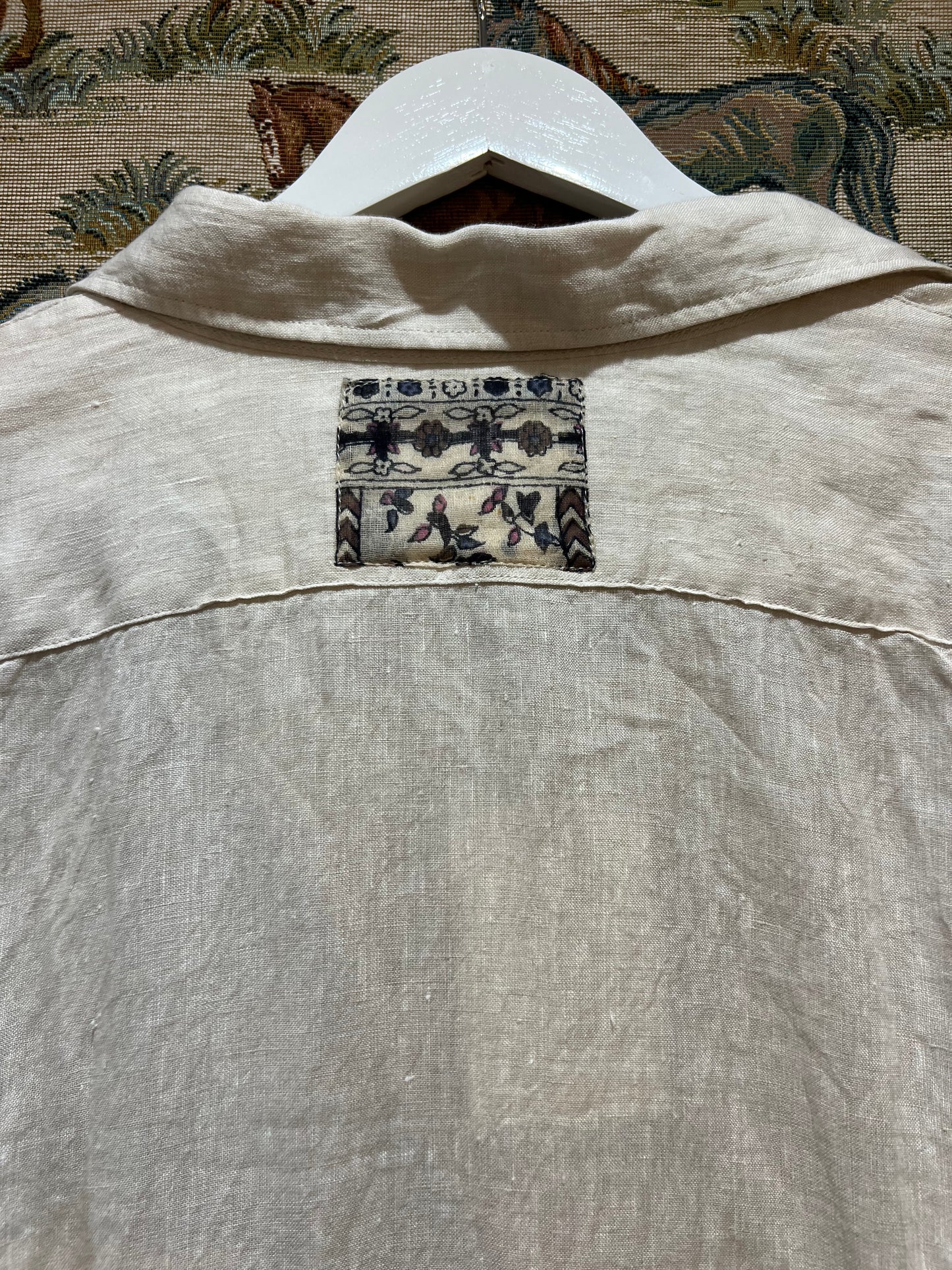 Upcycled Linen Shirt