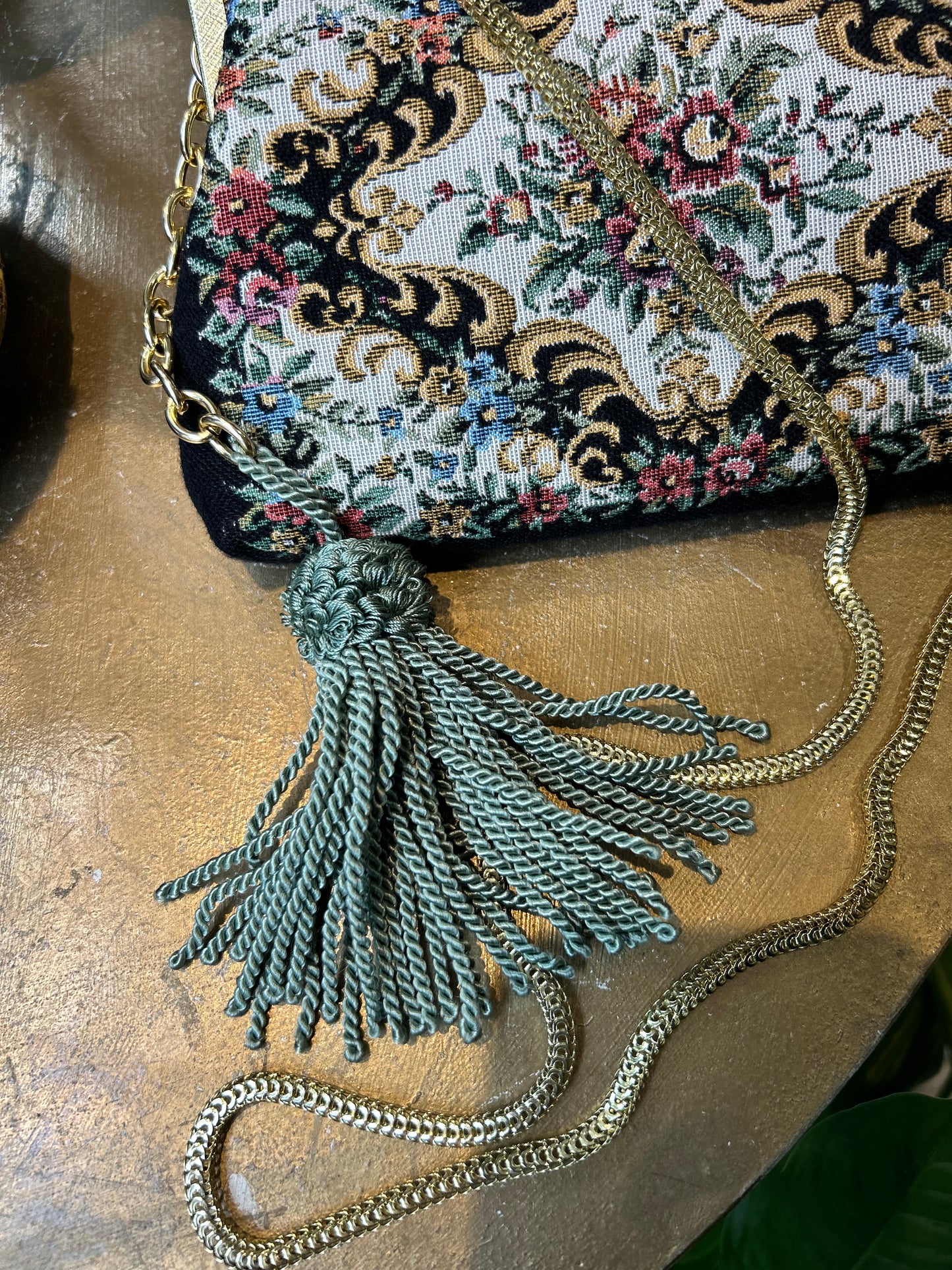 Vintage and Upcycled Tapestry bag