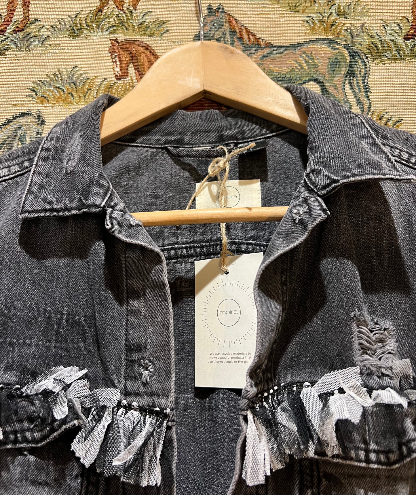 Upcycled Denim Waistcoat