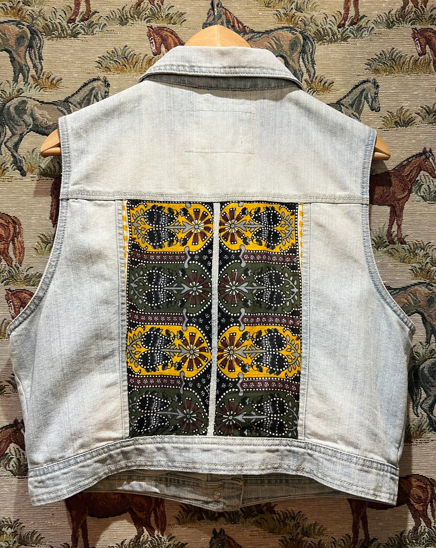 Upcycled Denim Waistcoat