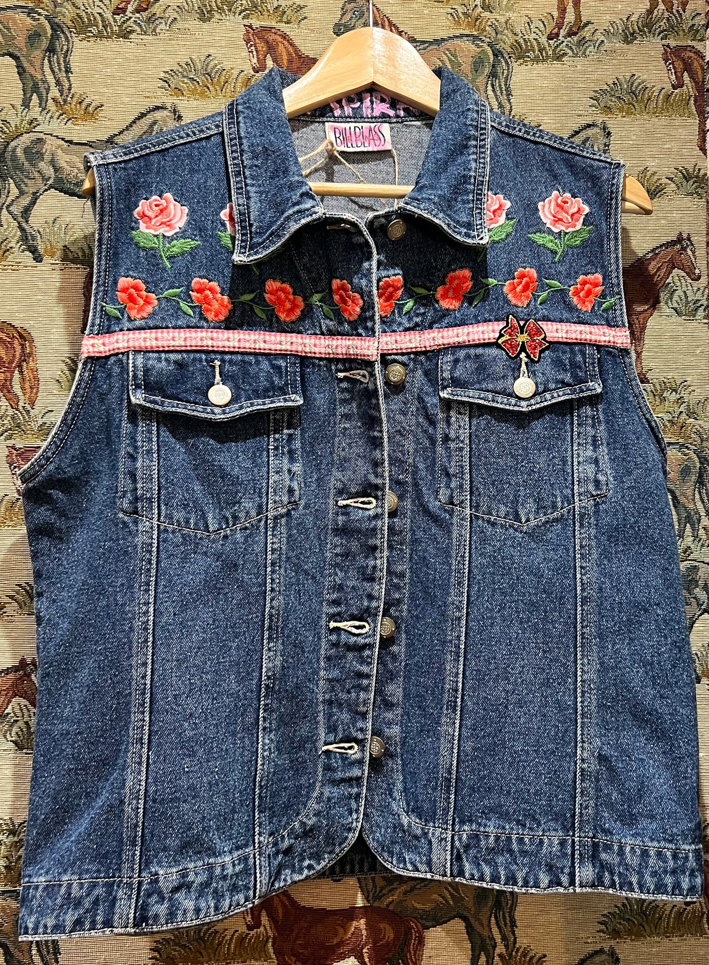 Upcycled Denim Waistcoat