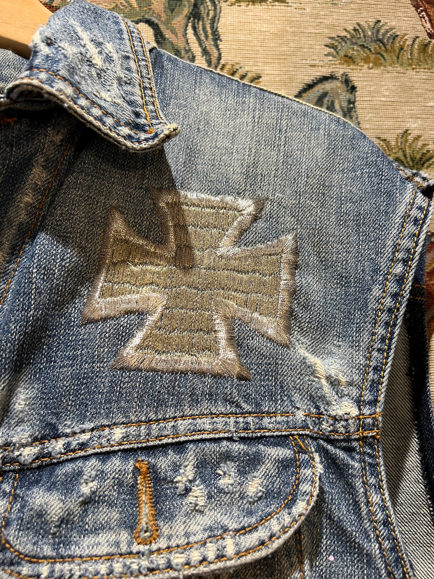 Upcycled Denim Waistcoat