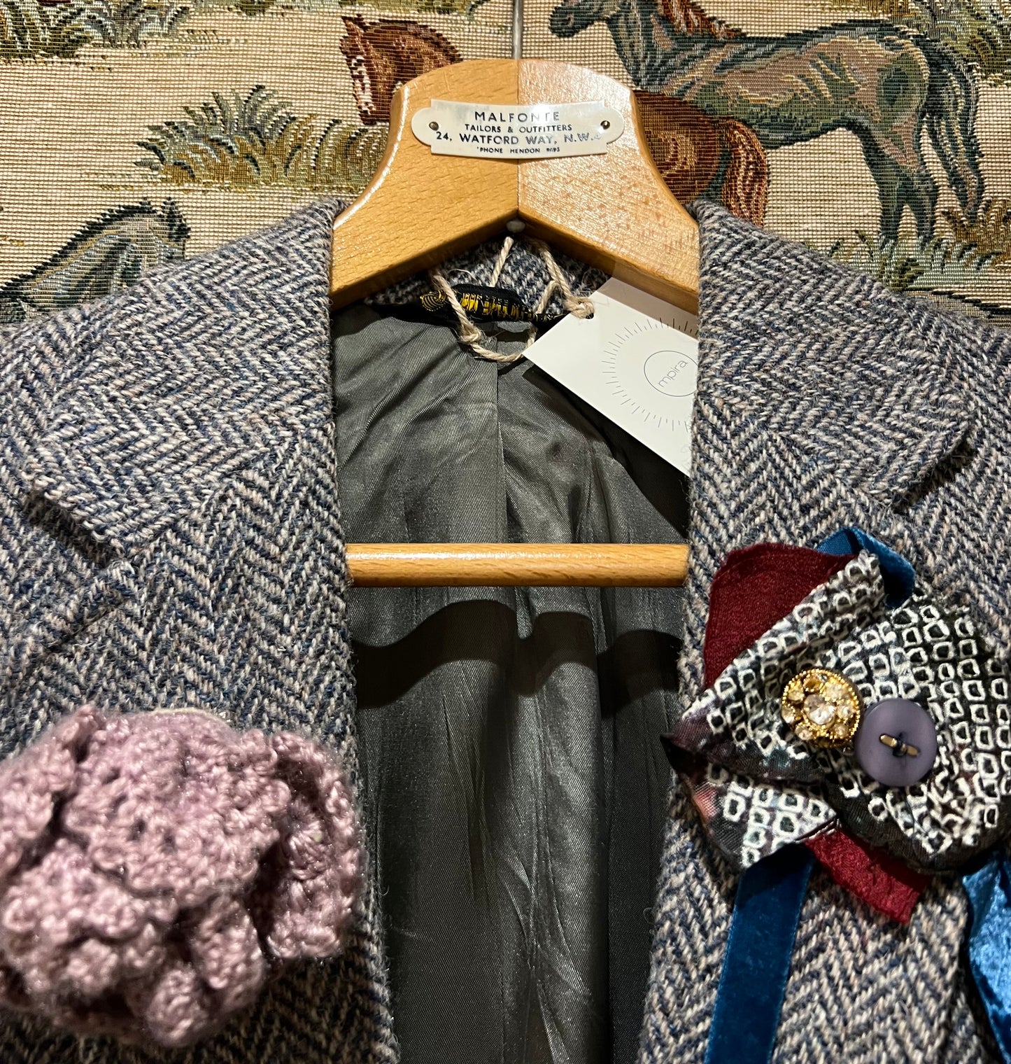 Upcycled Vintage Wool Blazer