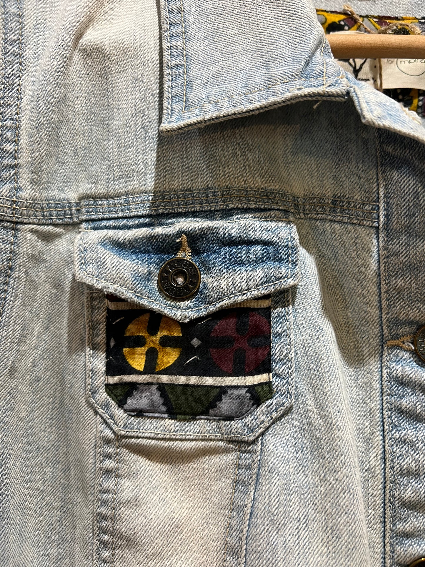 Upcycled Denim Waistcoat