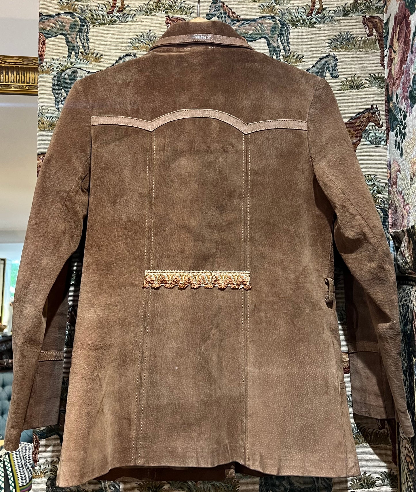 Upcycled Vintage Suede Jacket