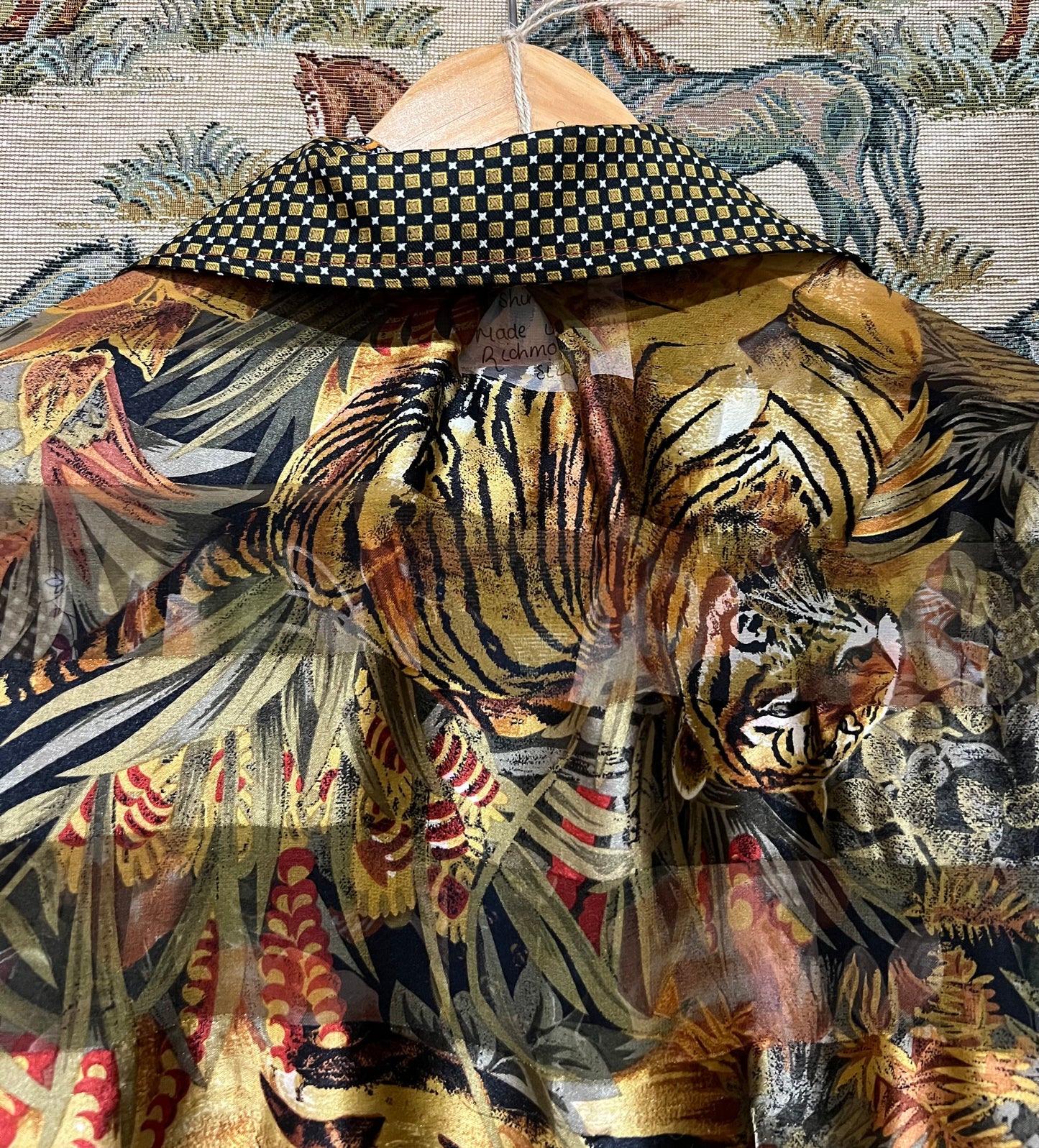 Shirt Made From Upcycled Silk Scarves