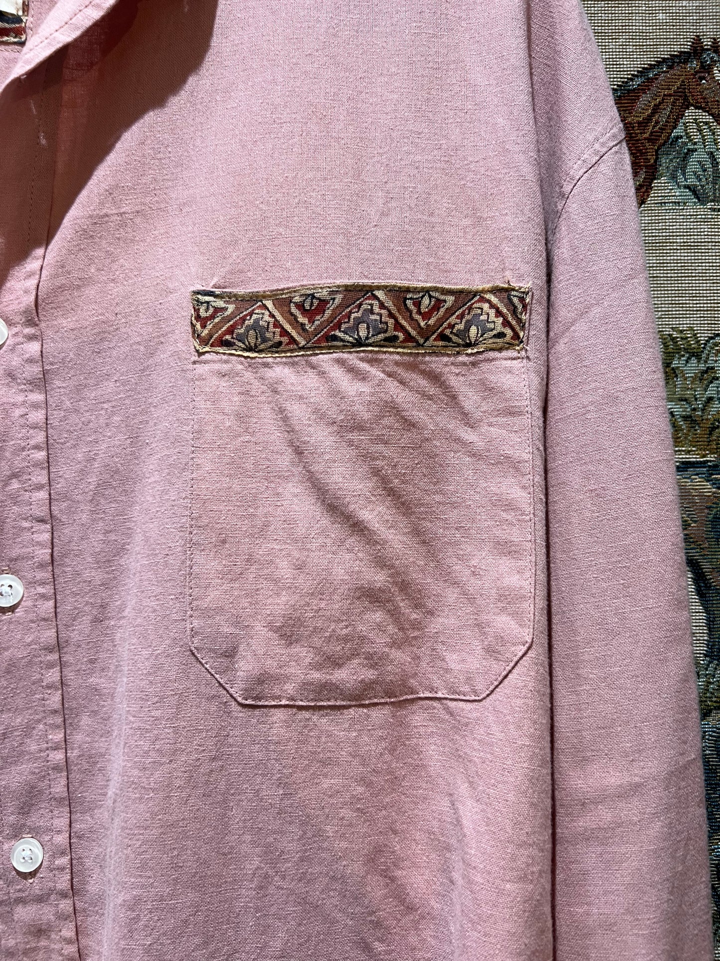 Upcycled Linen Shirt