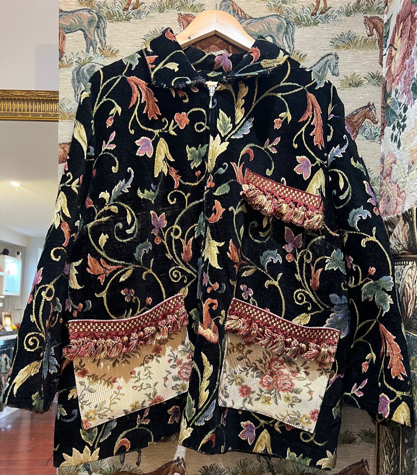 Upcycled Vintage Tapestry Jacket