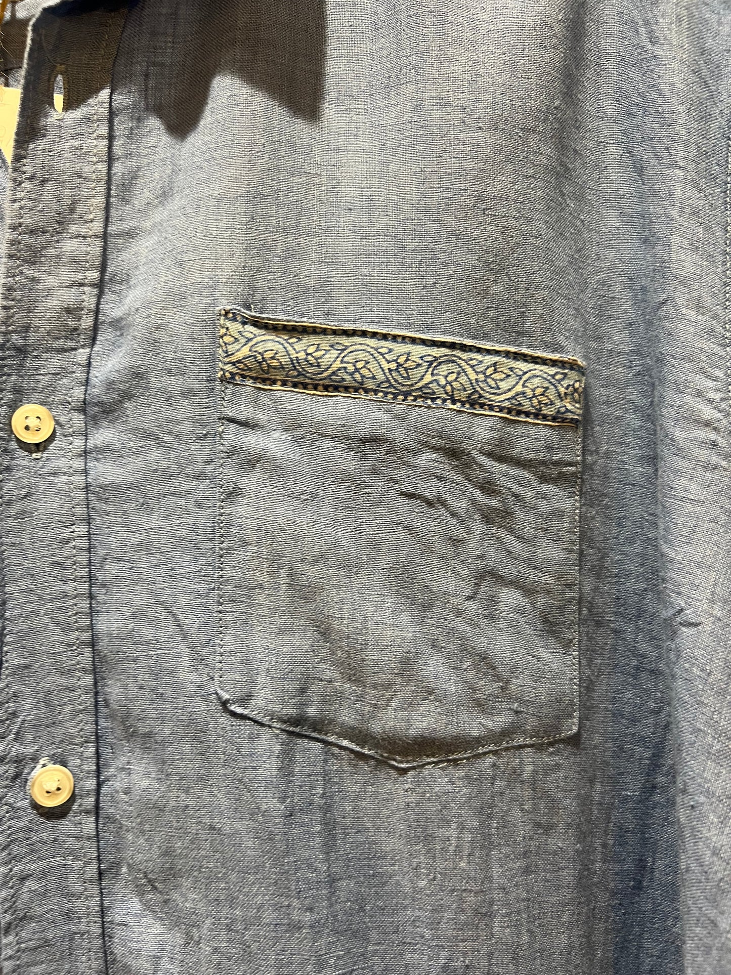 Upcycled Linen Shirt