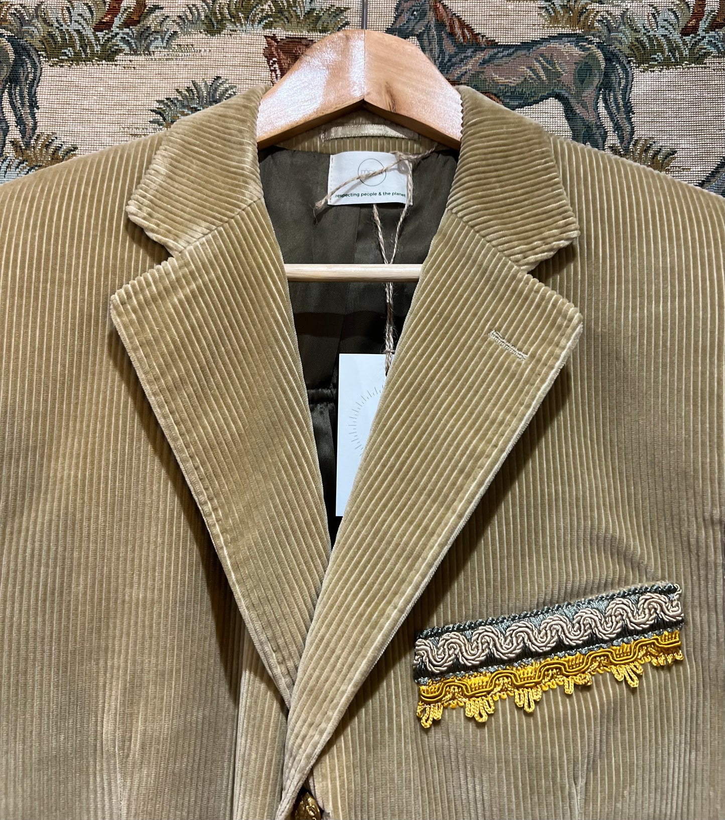 Upcycled Corduroy Blazer