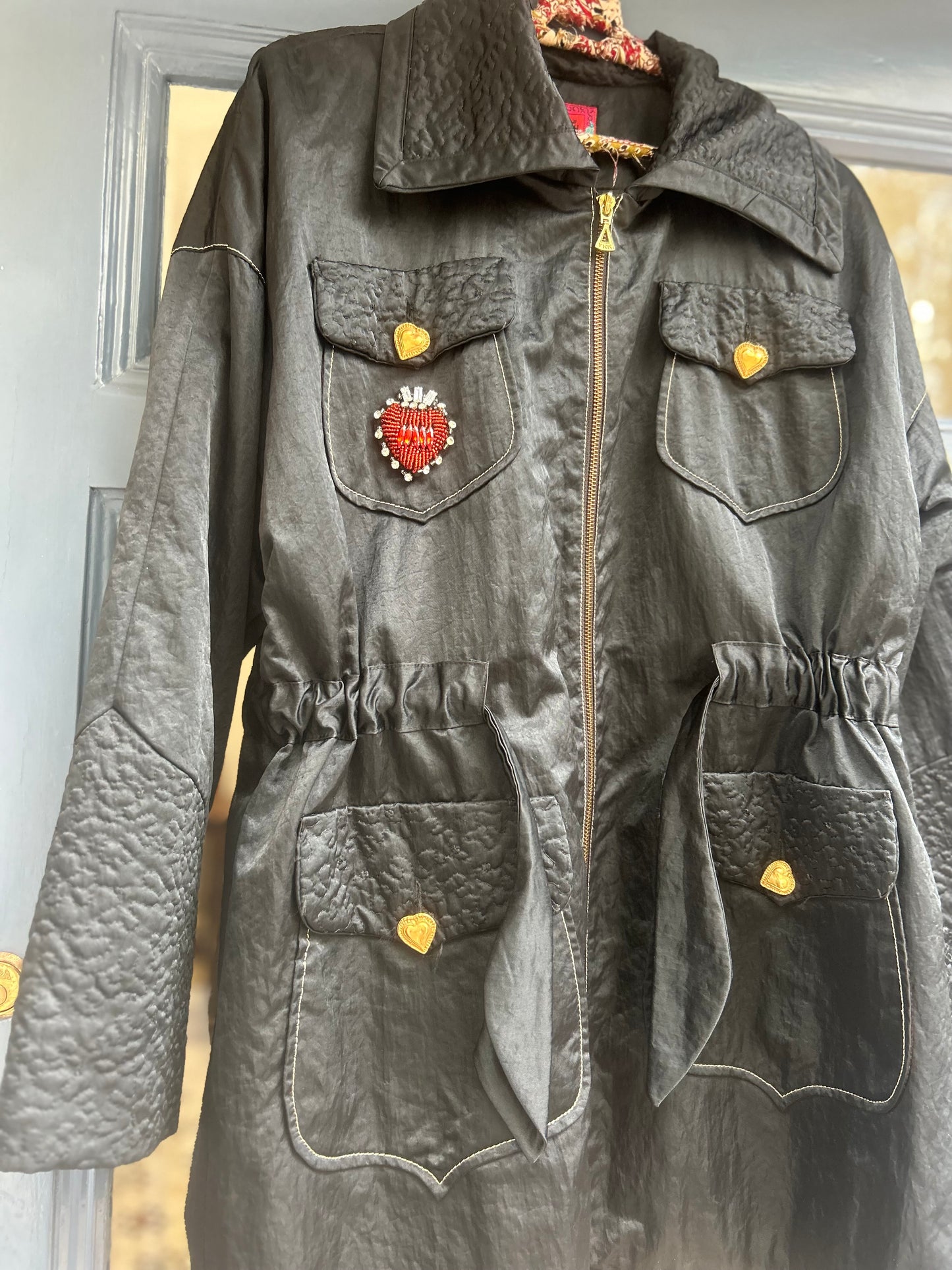 Upcycled Designer Parka Casual Jacket