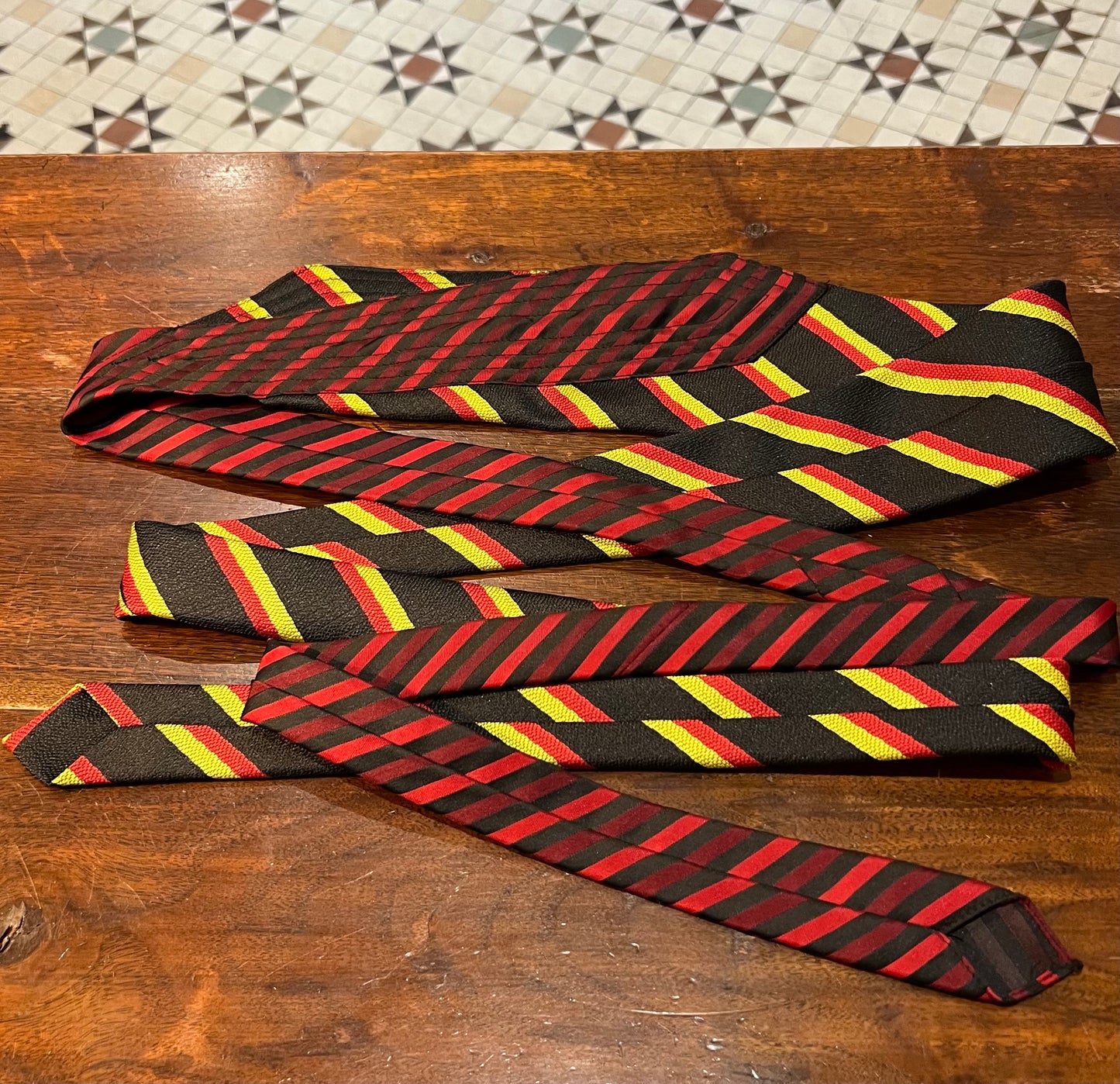 Upcycled Silk Tie Belt