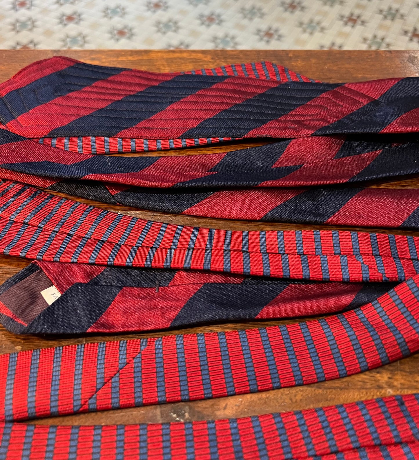 Upcycled Silk Tie Belt