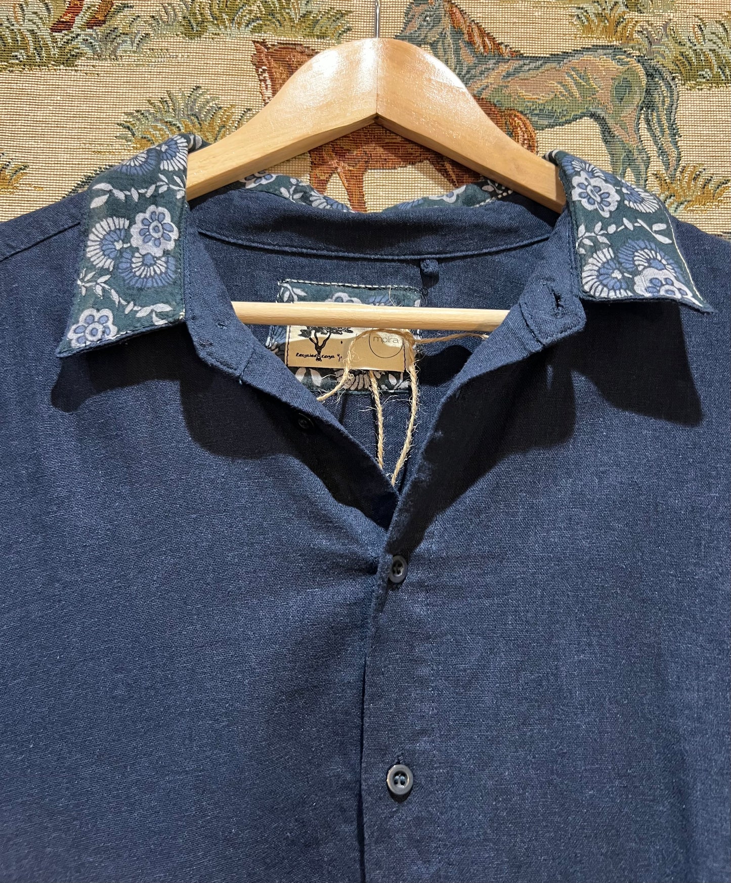 Upcycled Linen Shirt