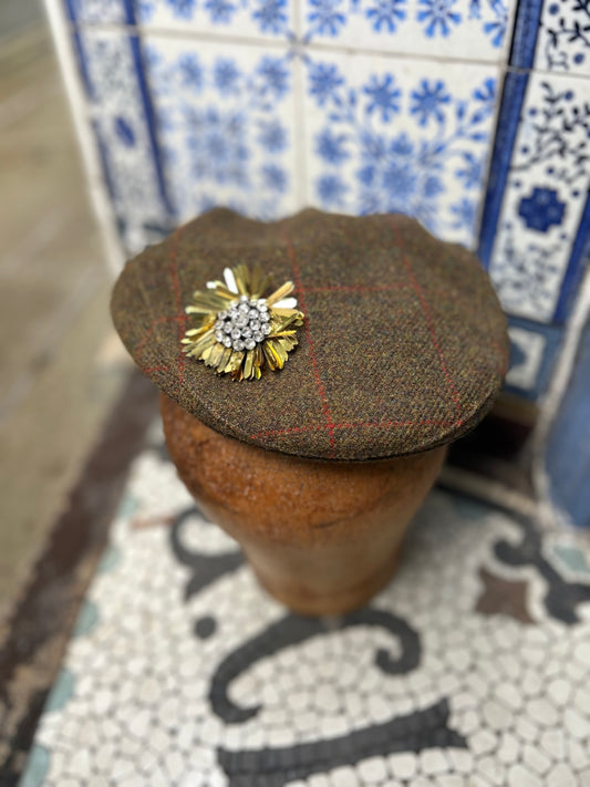 Tweed Beret Hat