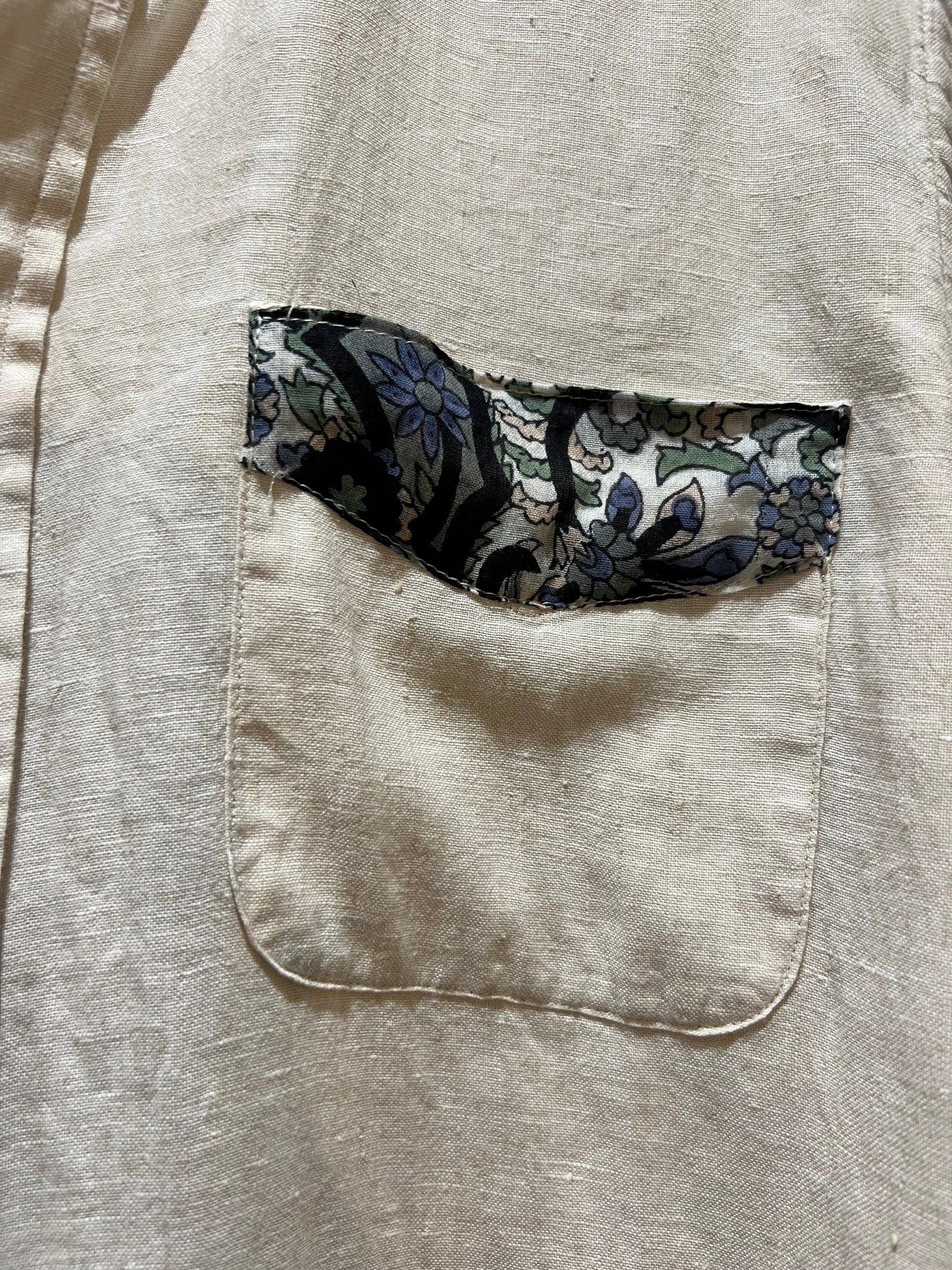 Upcycled Linen Shirt