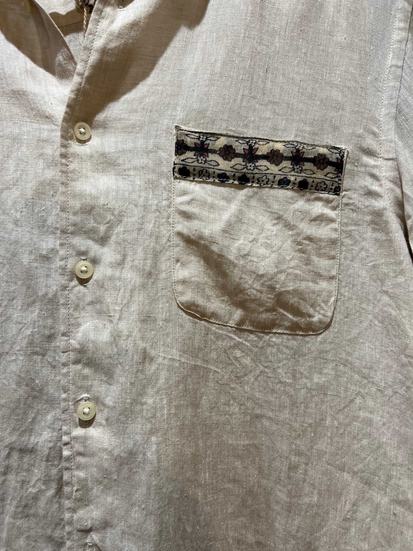 Upcycled Linen Shirt