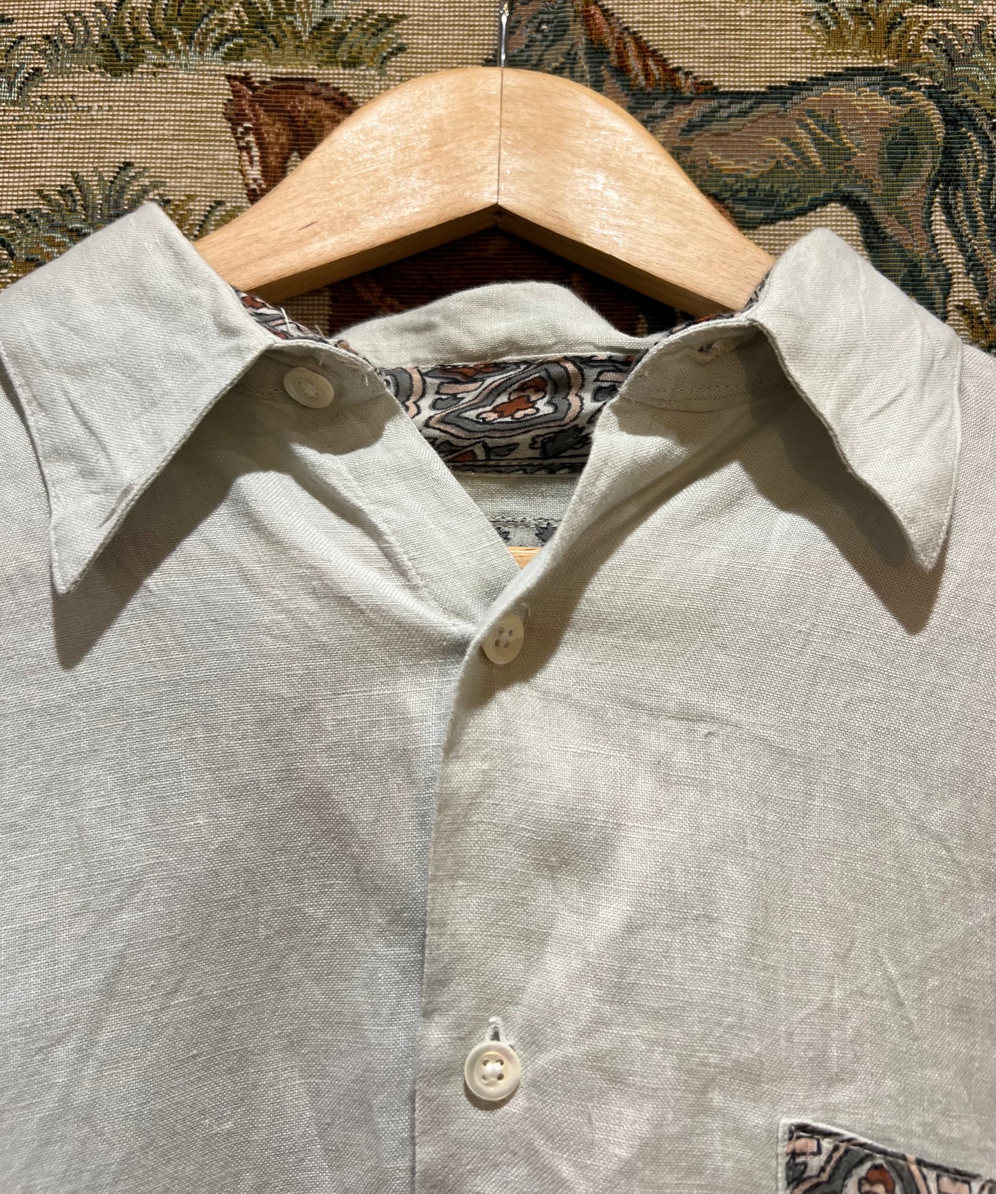 Upcycled Linen Shirt