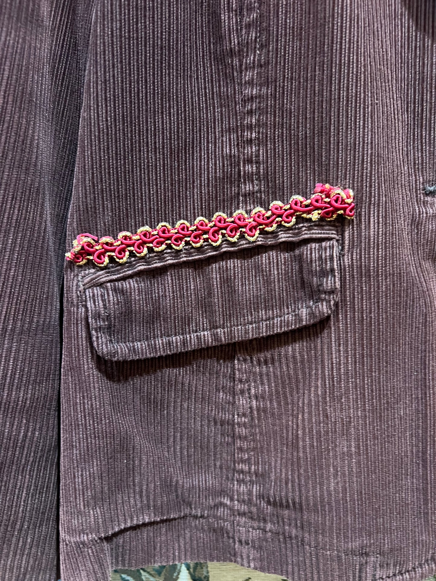 Upcycled Corduroy Blazer